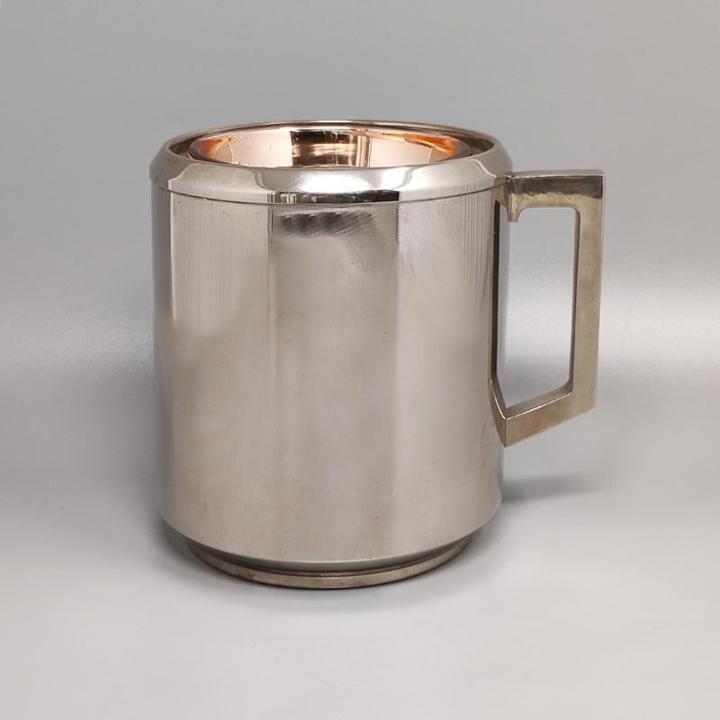 1960s Stunning Ice Bucket by Aldo Tura for Macabo. Made in Italy. In Good Condition For Sale In Milano, IT