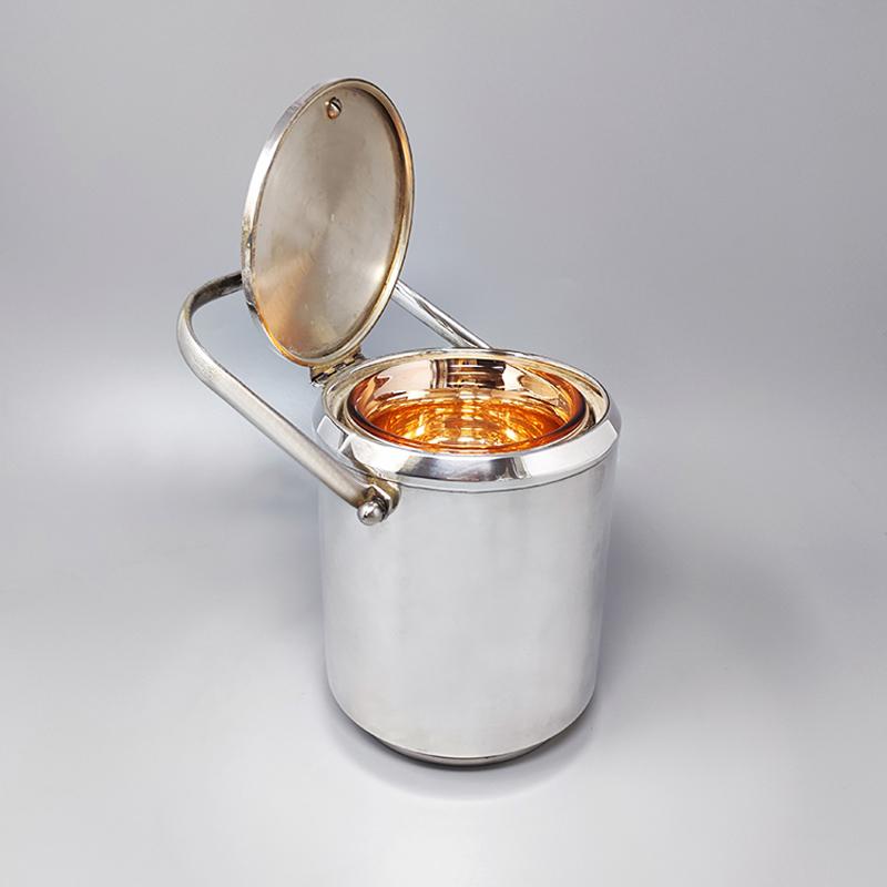 1960s Stunning Ice Bucket by Aldo Tura for Macabo, Made in Italy In Excellent Condition In Milano, IT