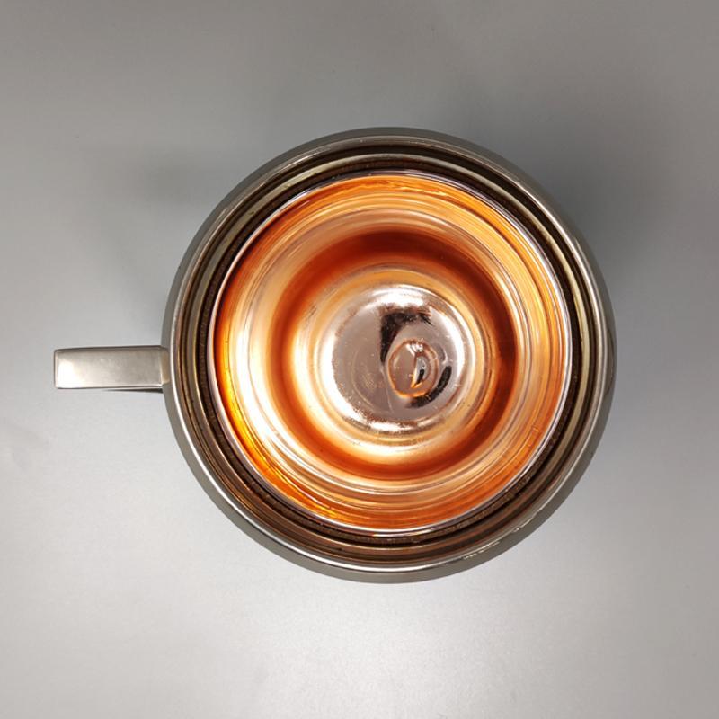 1960s Stunning Ice Bucket by Aldo Tura for Macabo. Made in Italy. For Sale 1