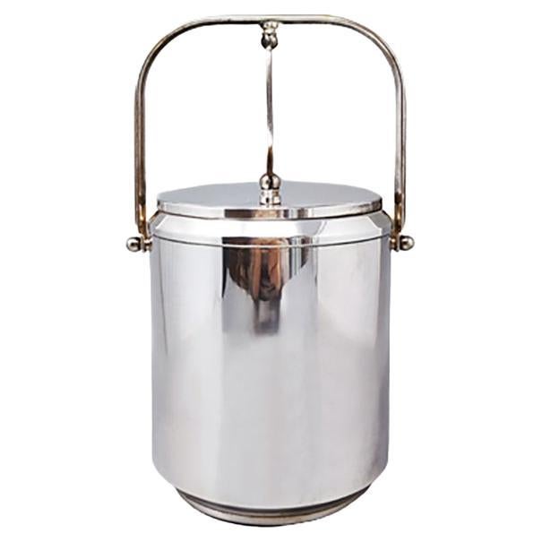 1960s Stunning Ice Bucket by Aldo Tura for Macabo, Made in Italy