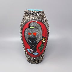 1960er Jahre Atemberaubende Lava-Vase von Melior. Hergestellt in Italien