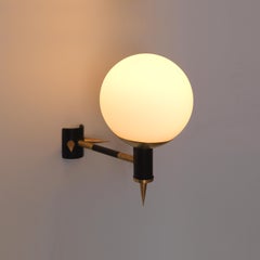 Applique murale moderne de style 1960 par Yannis Dimitrousis, Brass & Glass Greece, 2022