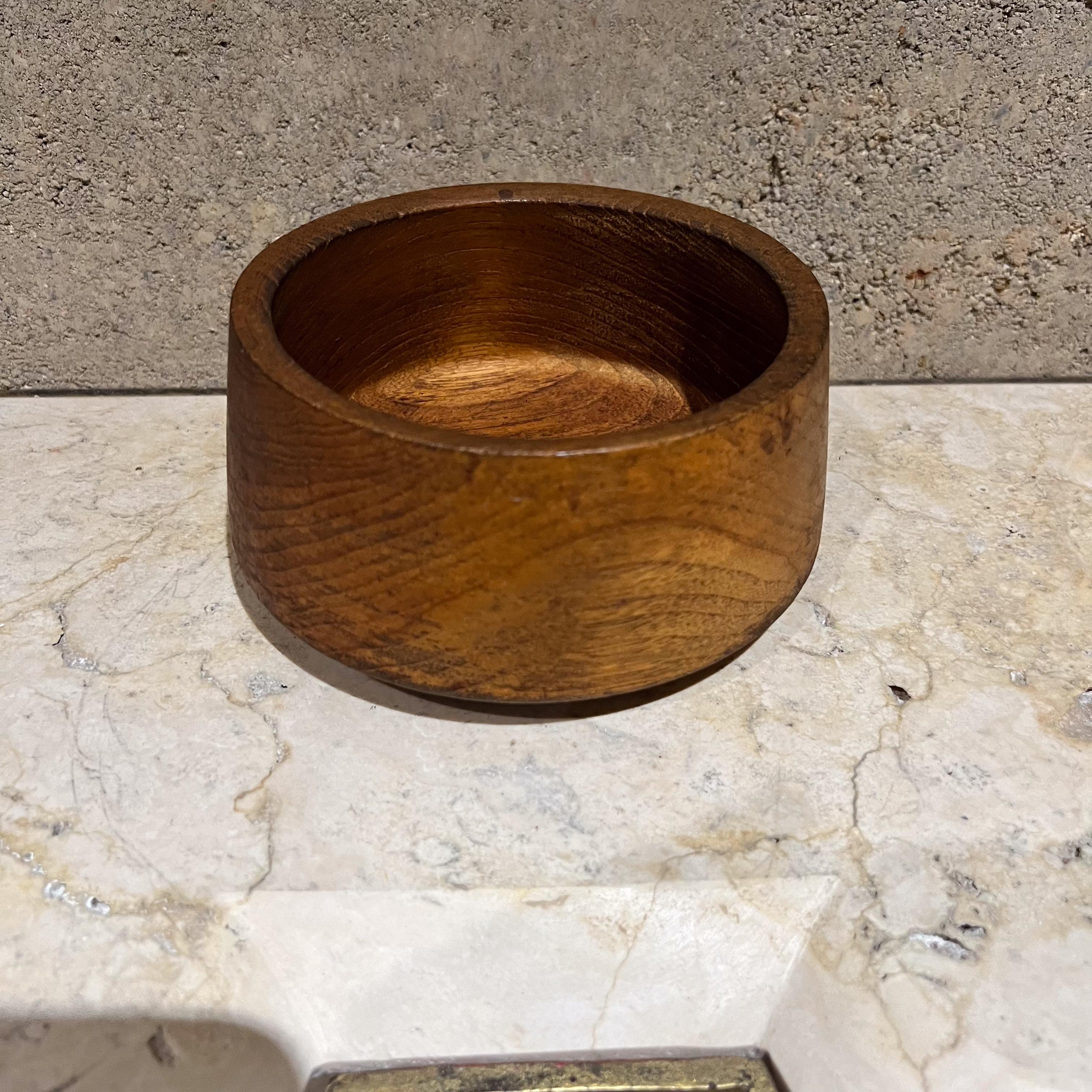 Ciotola da portata in teak piccola in stile anni '60 di Dansk In condizioni buone in vendita a Chula Vista, CA