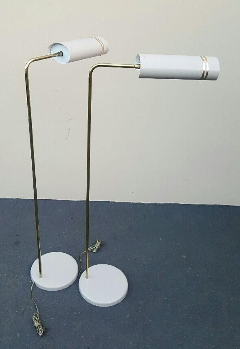 1960s Stylized Space Age Gerald Thurston Reading Floor Lamps Mid-Century Modern For Sale 7