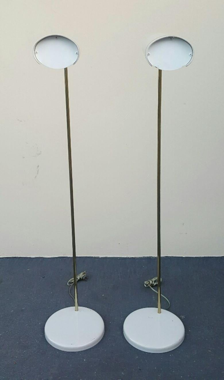 20th Century 1960s Stylized Space Age Gerald Thurston Reading Floor Lamps Mid-Century Modern For Sale