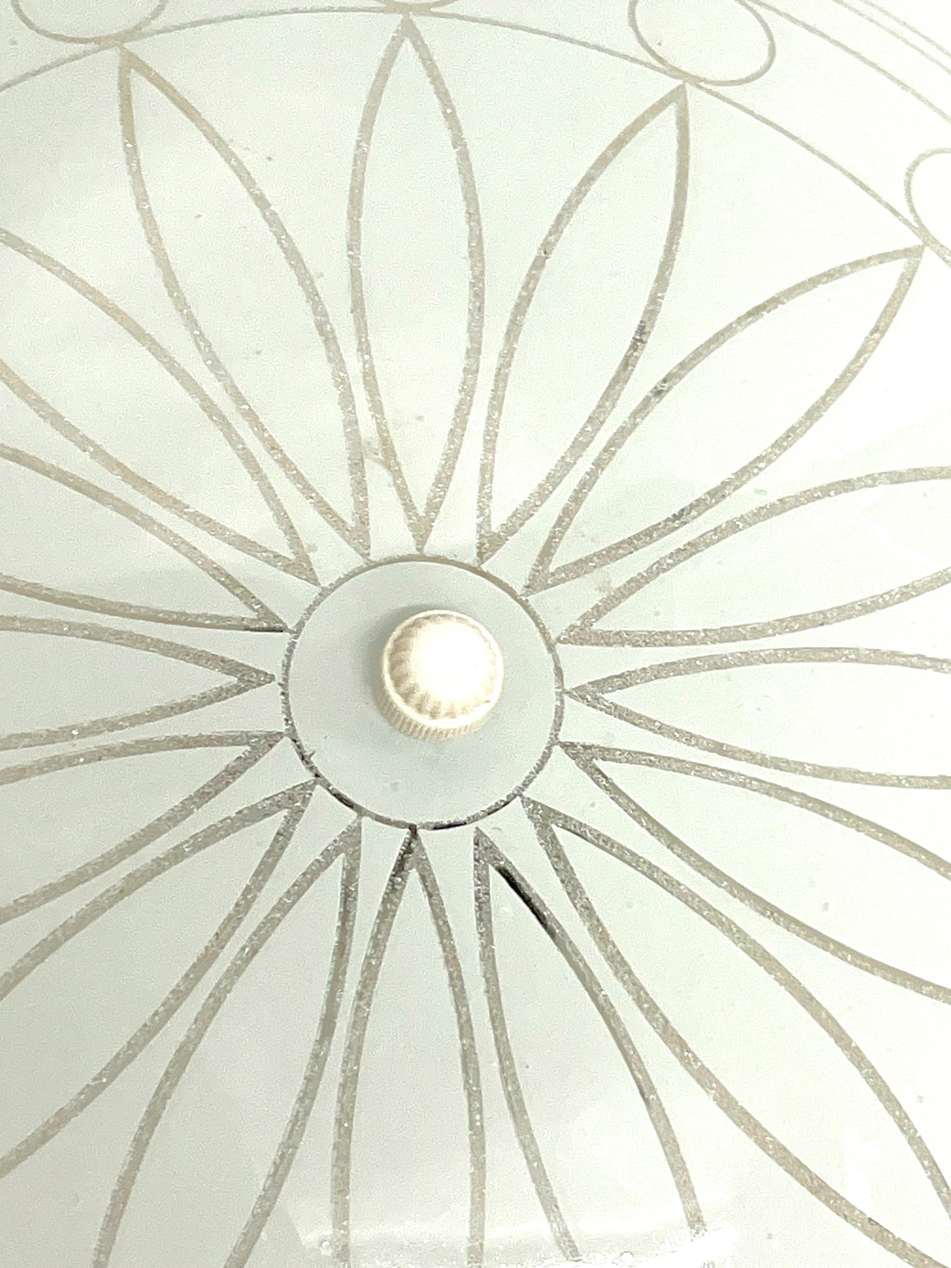 Mid-Century Modern Lampe de chasse à éclat de soleil des années 1960 en vente