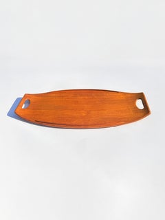 1960s Surfboard Tray by Jens Quistgaard for Dansk in teak