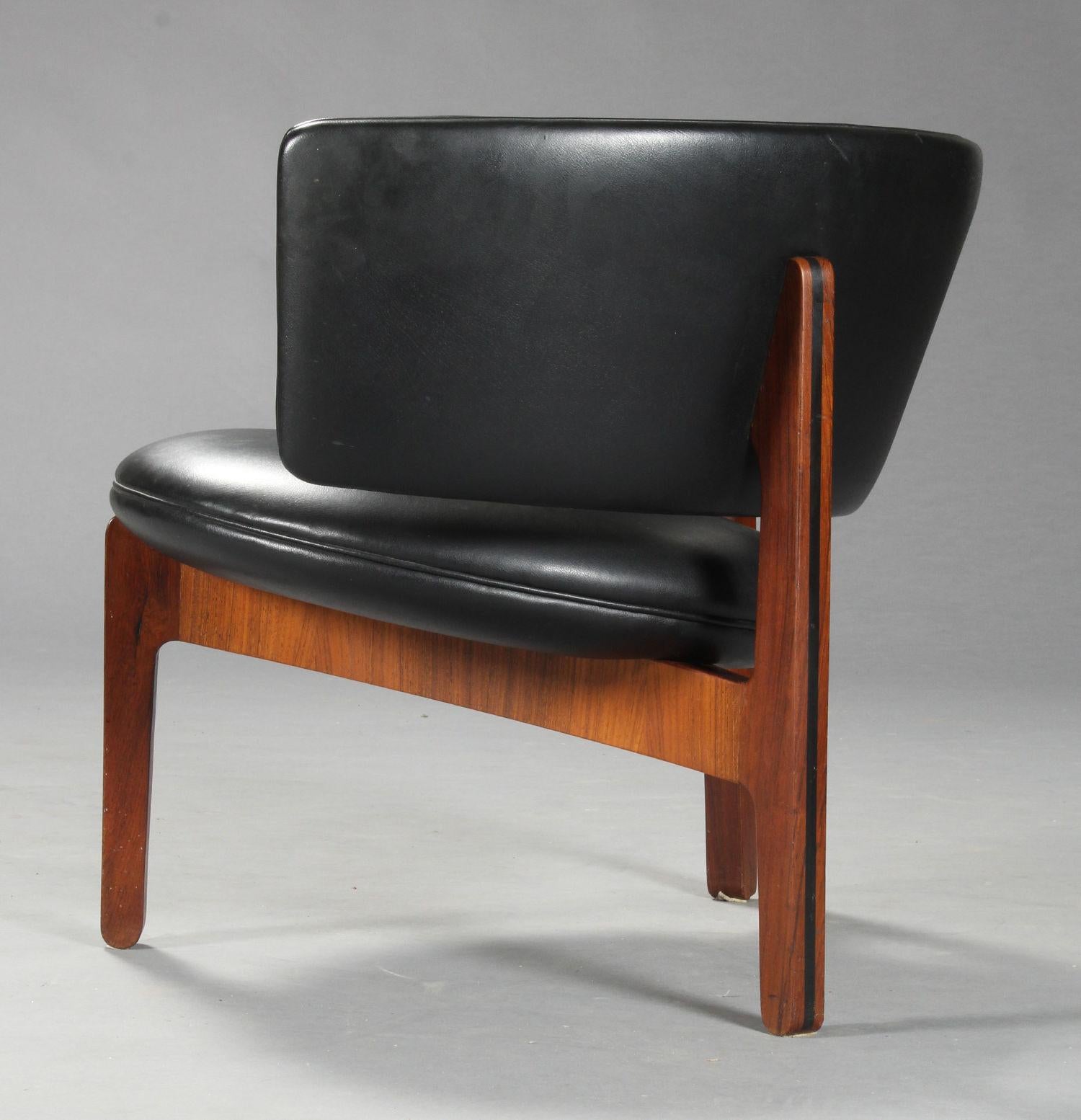1960er Sven Ellekaer Customizable Brasilianischer Palisander Stuhl in ausgezeichnetem Zustand (Rosenholz) im Angebot