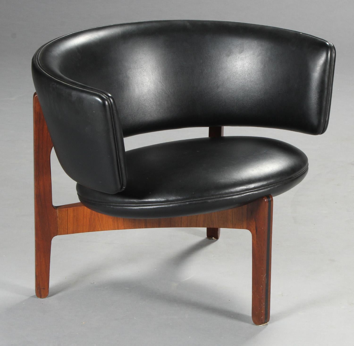 1960er Sven Ellekaer Customizable Brasilianischer Palisander Stuhl in ausgezeichnetem Zustand (Skandinavische Moderne) im Angebot