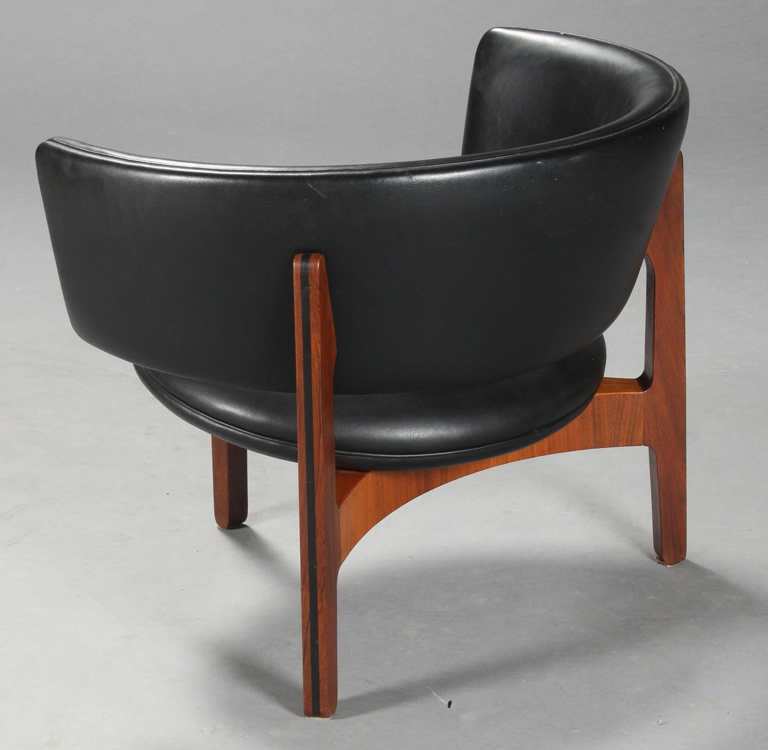 1960er Sven Ellekaer Customizable Brasilianischer Palisander Stuhl in ausgezeichnetem Zustand (Mitte des 20. Jahrhunderts) im Angebot