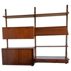 1960s Sven Ellekjaer for Raymor Floating Floating Cabinet Shelving Unit