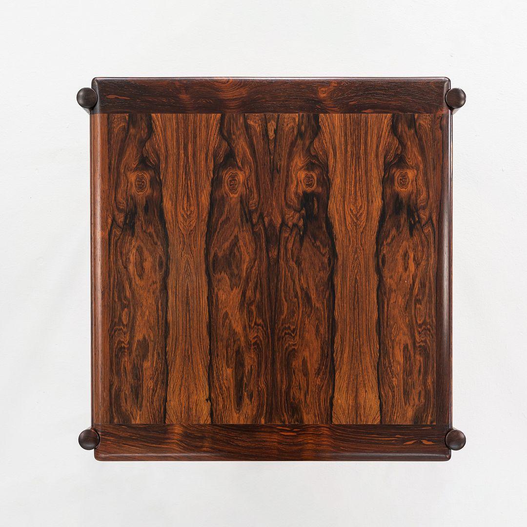 1960s Sven Ivar Dysthe for Dokka Mobler Rosewood Side / End Table 3x Available For Sale 4