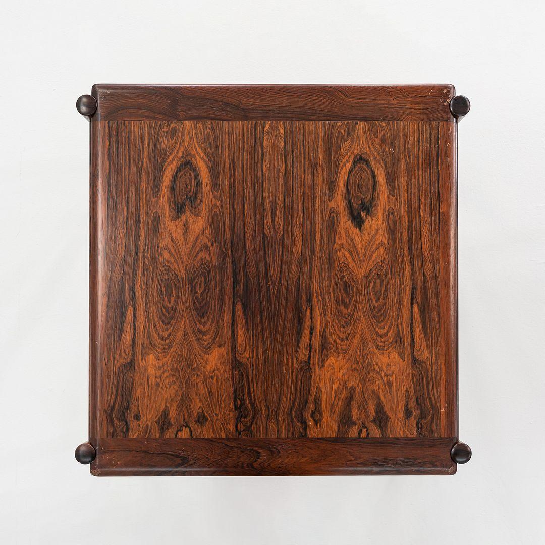 1960s Sven Ivar Dysthe for Dokka Mobler Rosewood Side / End Table 3x Available For Sale 5