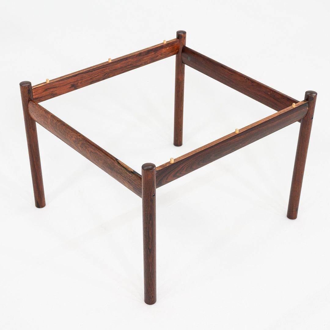 1960s Sven Ivar Dysthe for Dokka Mobler Rosewood Side / End Table 3x Available In Good Condition For Sale In Philadelphia, PA