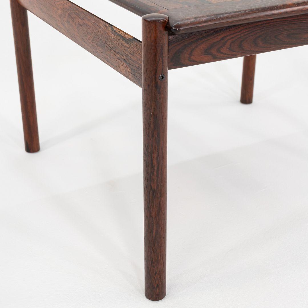 1960s Sven Ivar Dysthe for Dokka Mobler Rosewood Side / End Table 3x Available For Sale 2