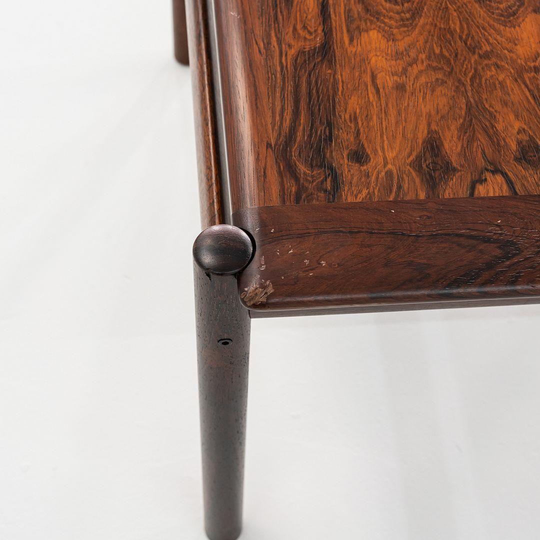 1960s Sven Ivar Dysthe for Dokka Mobler Rosewood Side / End Table 3x Available For Sale 3