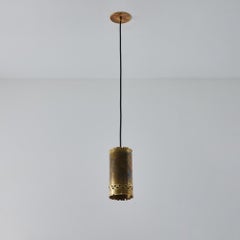 1960s Svend Aage Holm-Sørensen Brutalist Brass Pendant Lamp