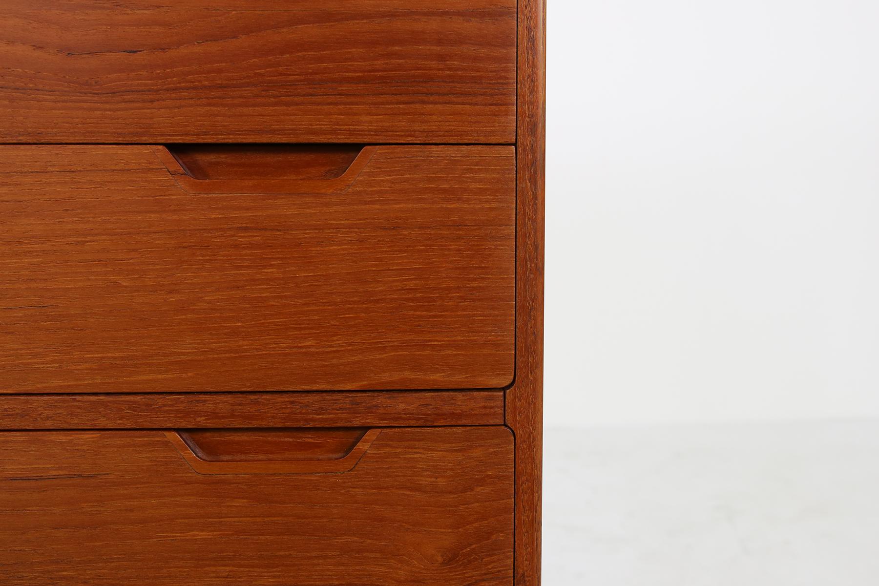 Scandinavian Modern 1960s Svend Langkilde Teak Chest of Drawers, Danish Modern, Cabinet, Sideboard