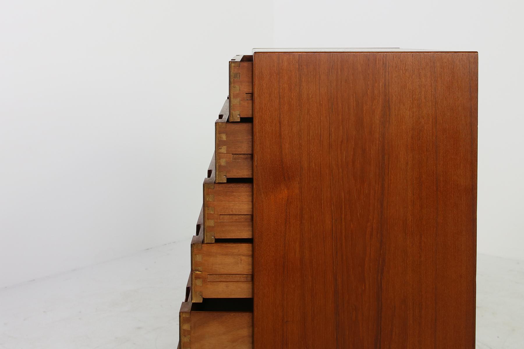 Rosewood 1960s Svend Langkilde Teak Chest of Drawers, Danish Modern, Cabinet, Sideboard