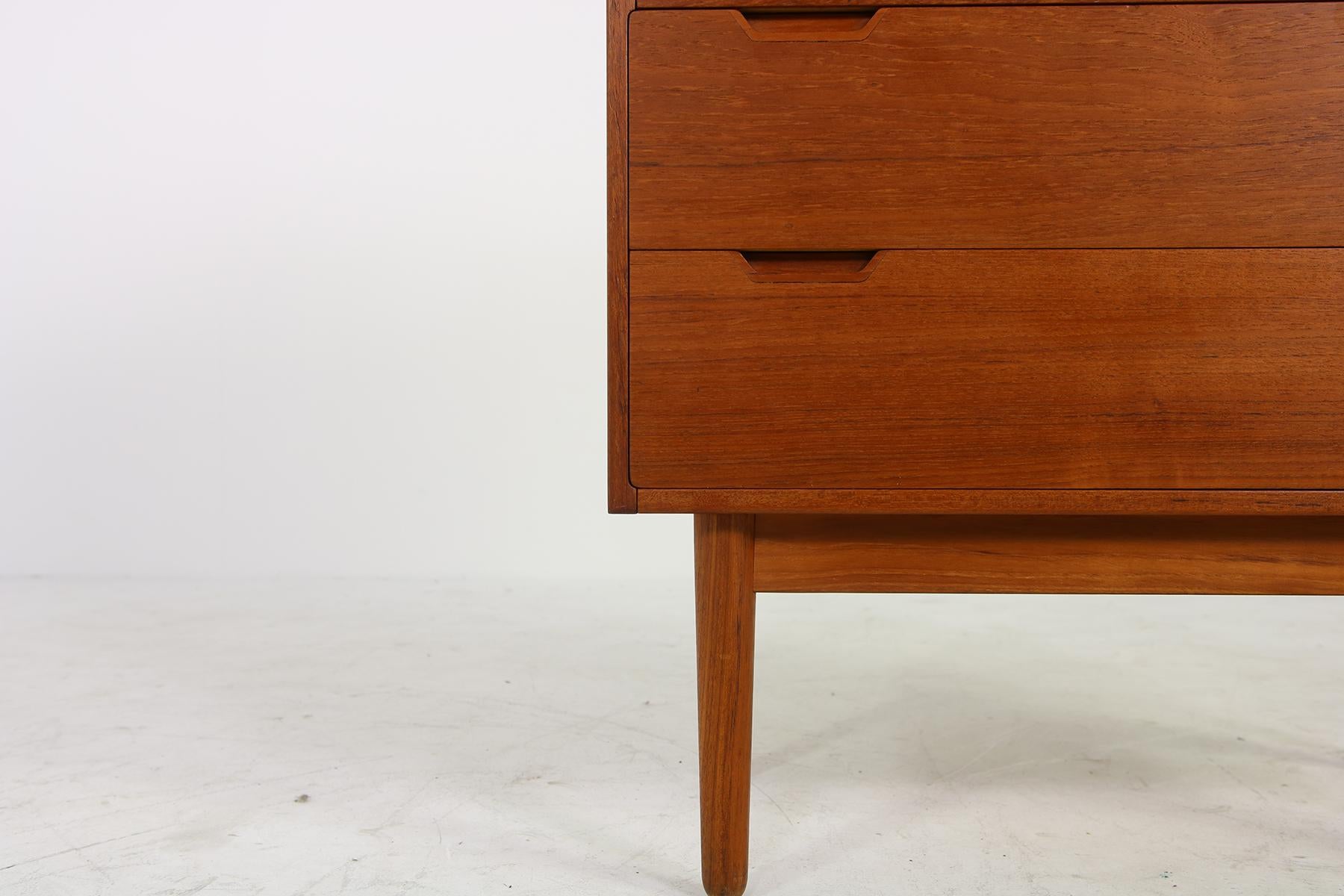 1960s Svend Langkilde Teak Chest of Drawers, Danish Modern, Cabinet, Sideboard 1