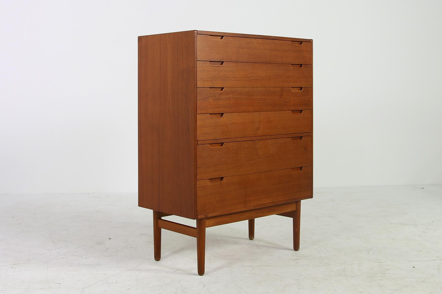 1960s Svend Langkilde Teak Chest of Drawers, Danish Modern, Cabinet, Sideboard 2