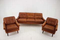 1960s Svend Skipper Living Room Set in Leather, Denmark