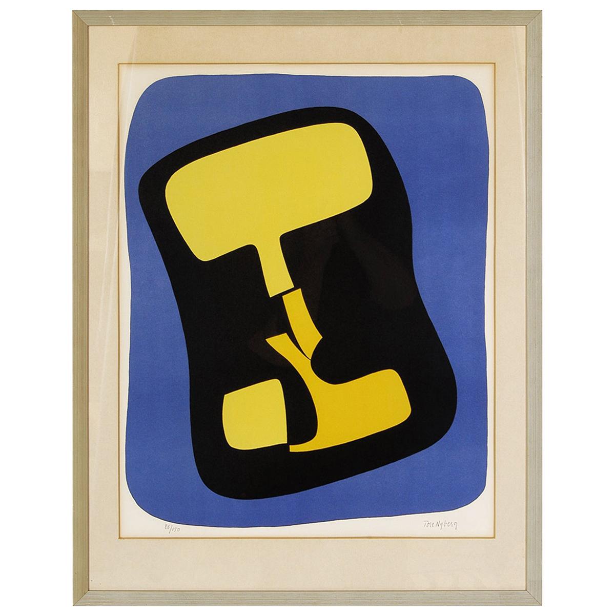 1960s Swedish Abstract Print by Tore Nyberg V&A Museum