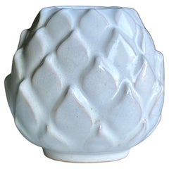 1960s Swedish Artichoke Shaped Ceramic Vase