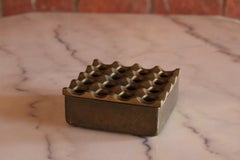 1960s Swedish Brass Ashtray by Holger Bäckström & Bo Ljungberg for Diverse Tin
