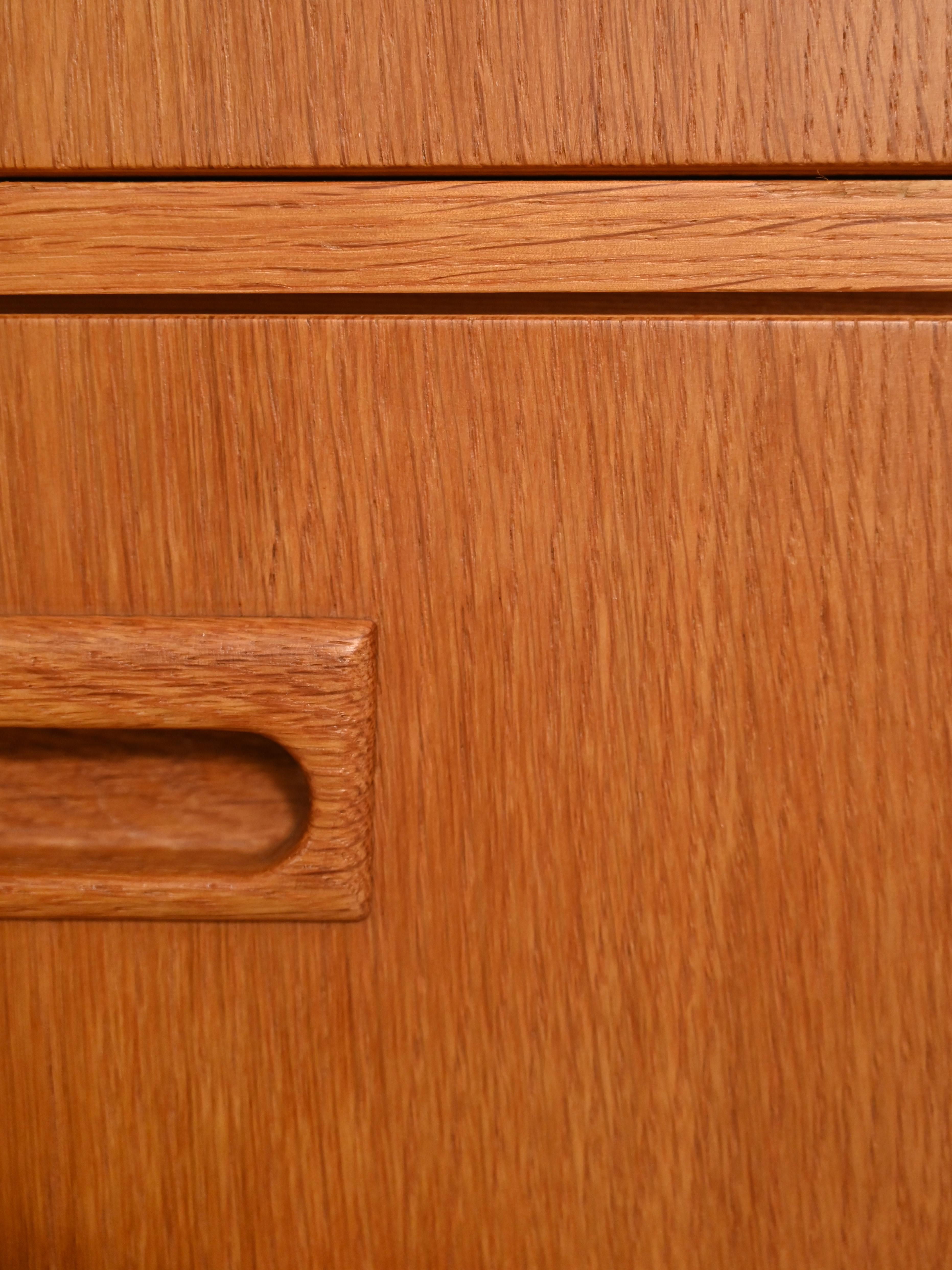 Teak 1960s Swedish chest of drawers with three drawers