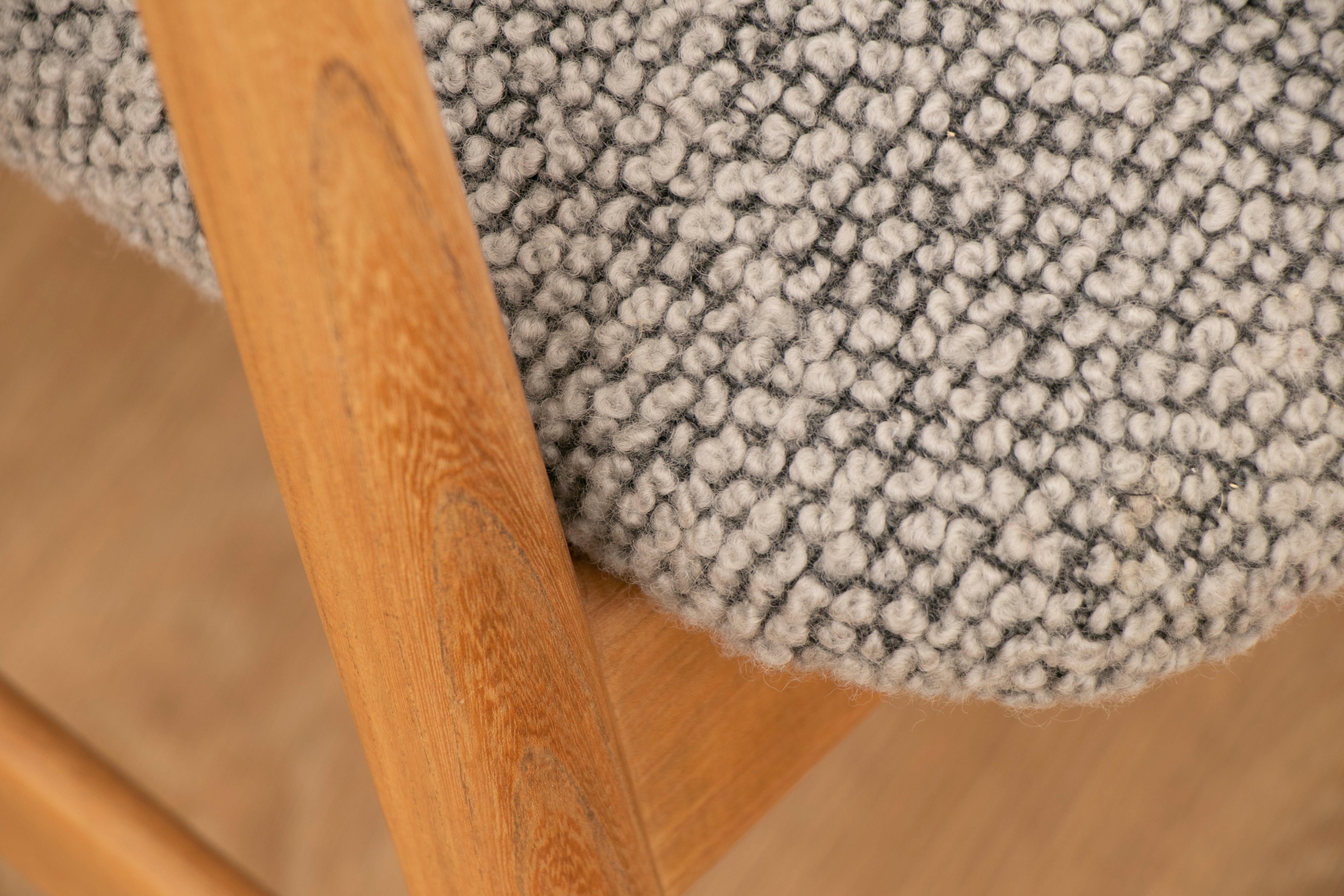 1960s Swedish Contour Oak Armchair by Alf Svensson for DUX 1