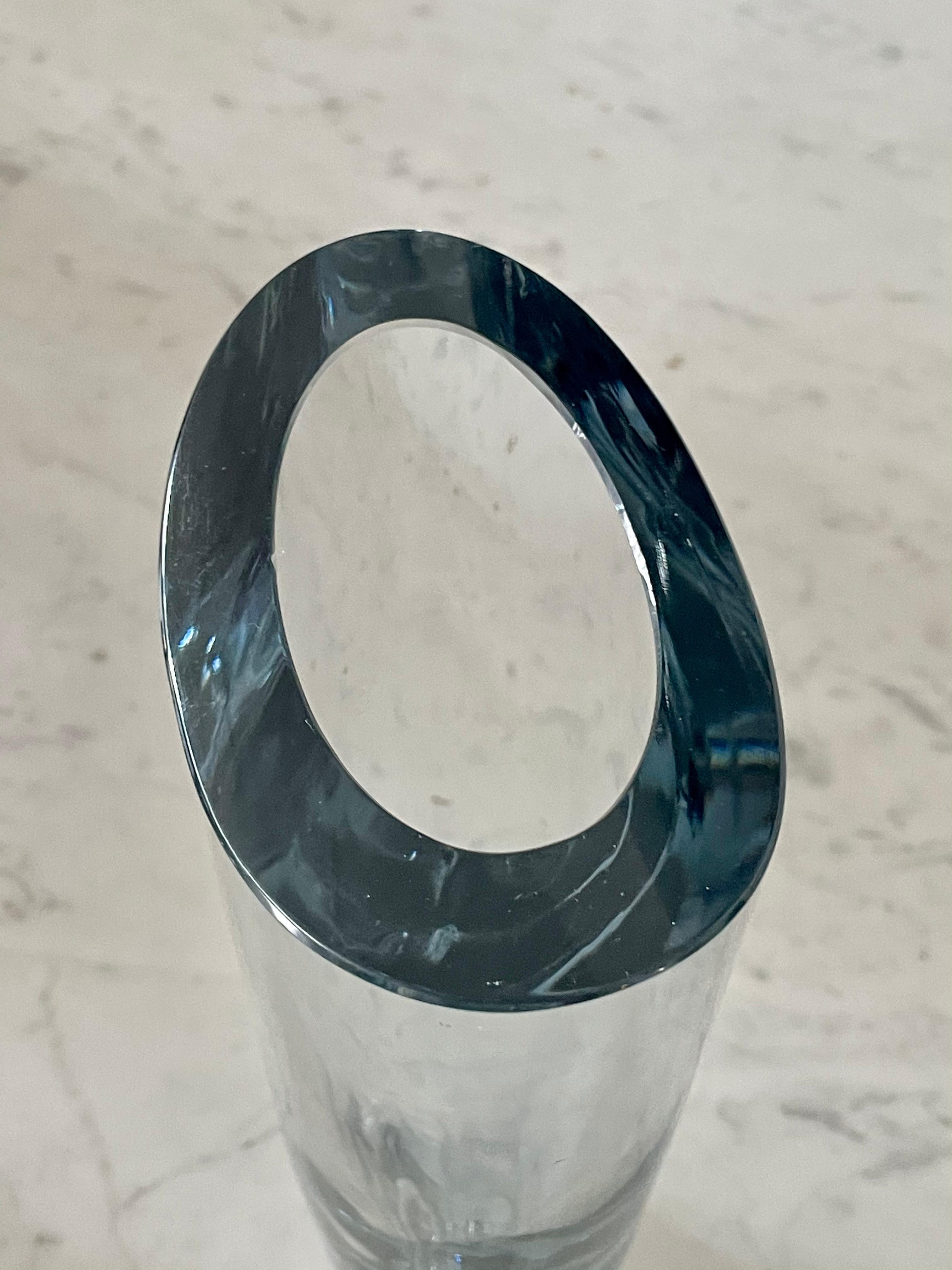 Vaso di cristallo svedese degli anni '60 di Orrefors in vendita 6