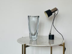 Vaso di cristallo svedese degli anni '60 di Orrefors