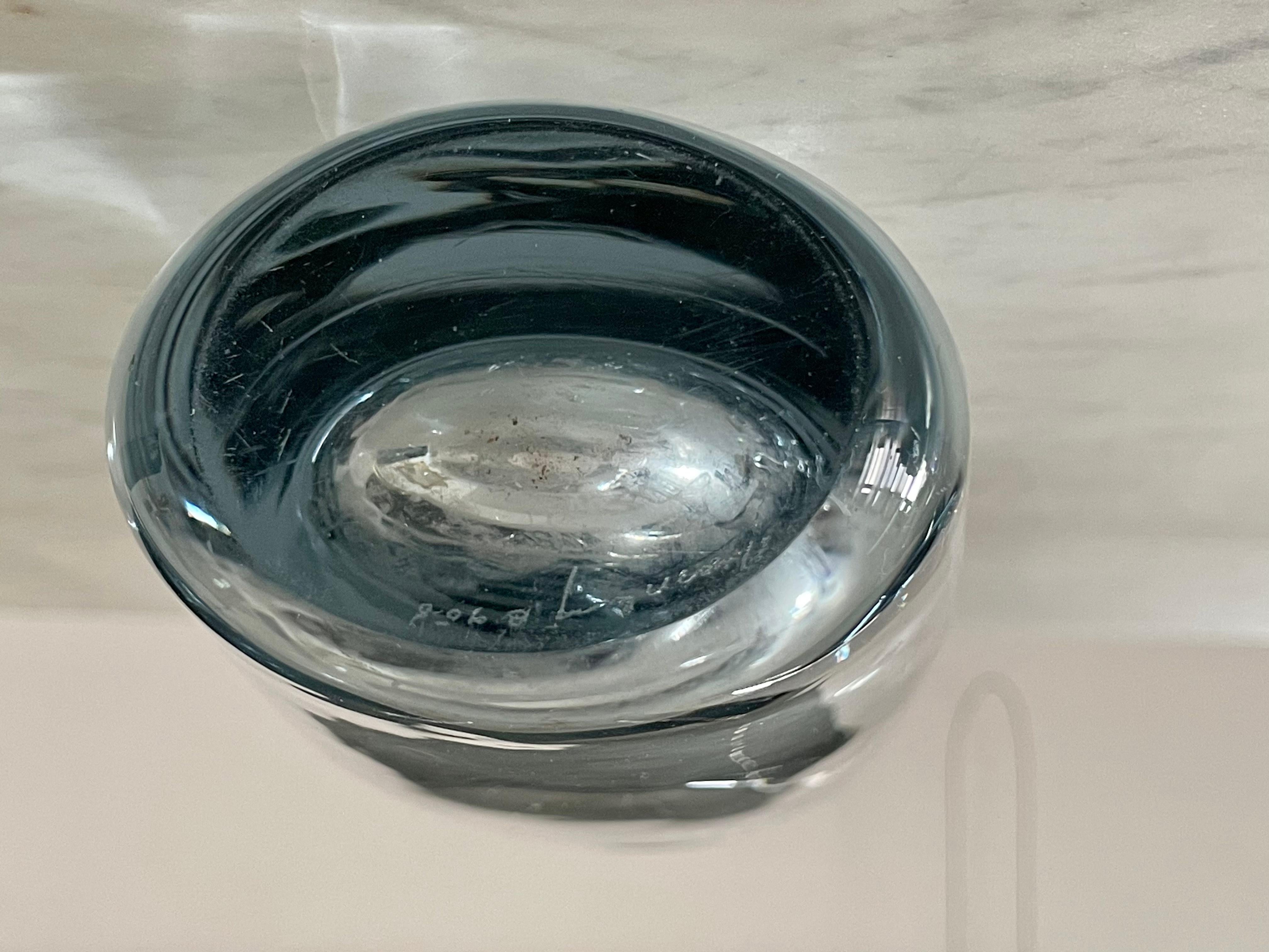 XX secolo Vaso di cristallo svedese degli anni '60 di Orrefors in vendita