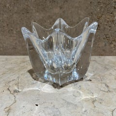1960s Orrefors Crystal Votive Candle Holder