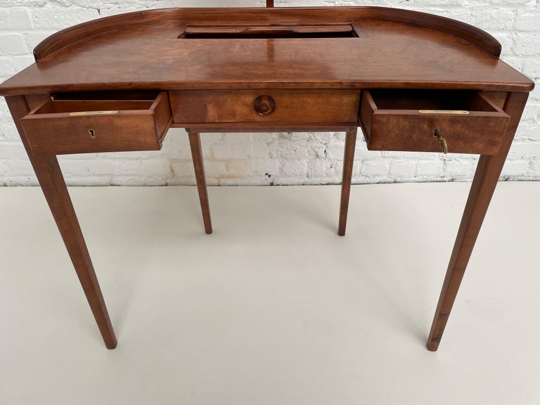 1960's Swedish Design by Carl Malmsten Brigitta Dressing Table and Chair For Sale 3