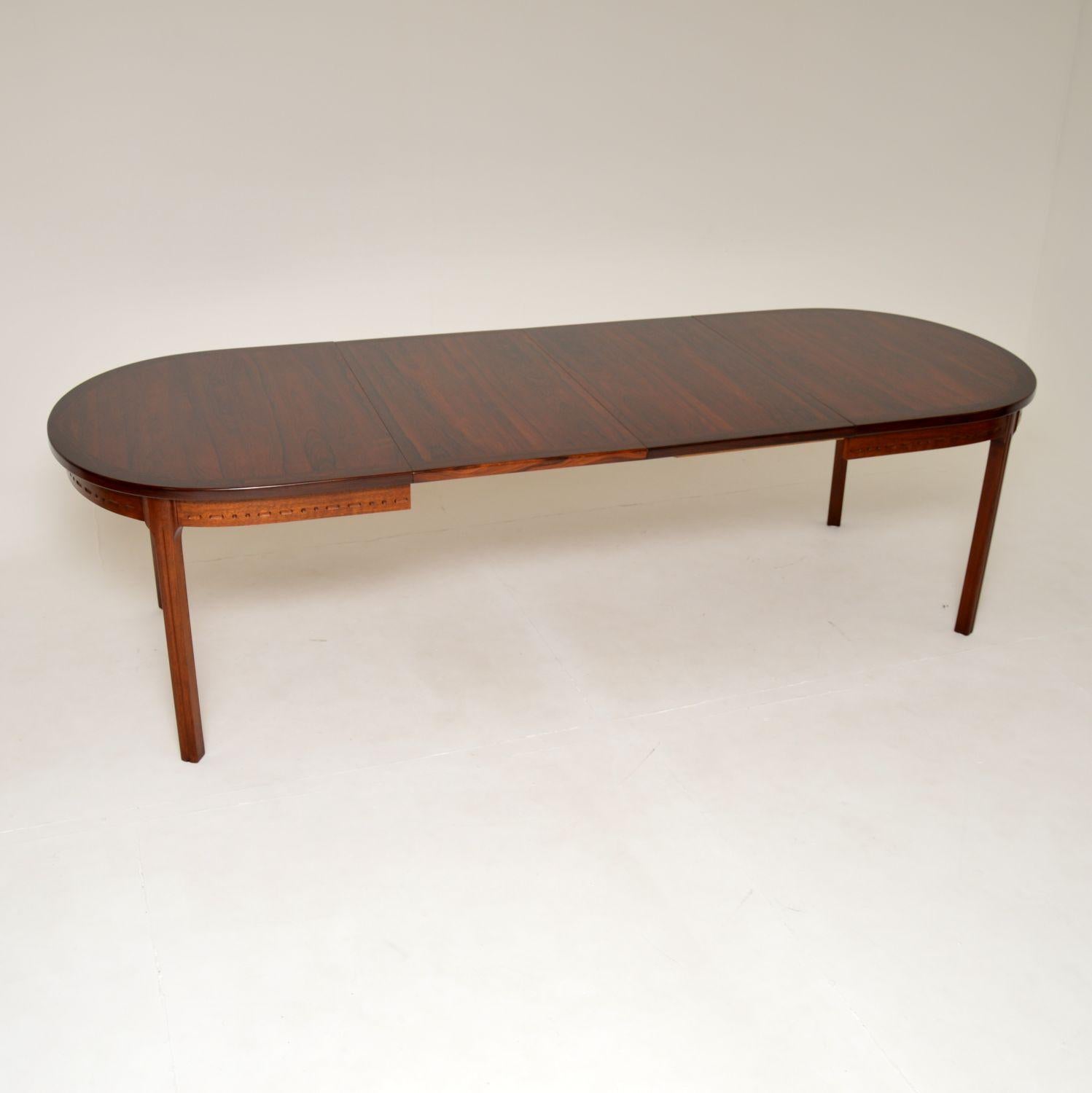 Mid-Century Modern 1960's Swedish Dining Table & Chairs by Nils Jonsson