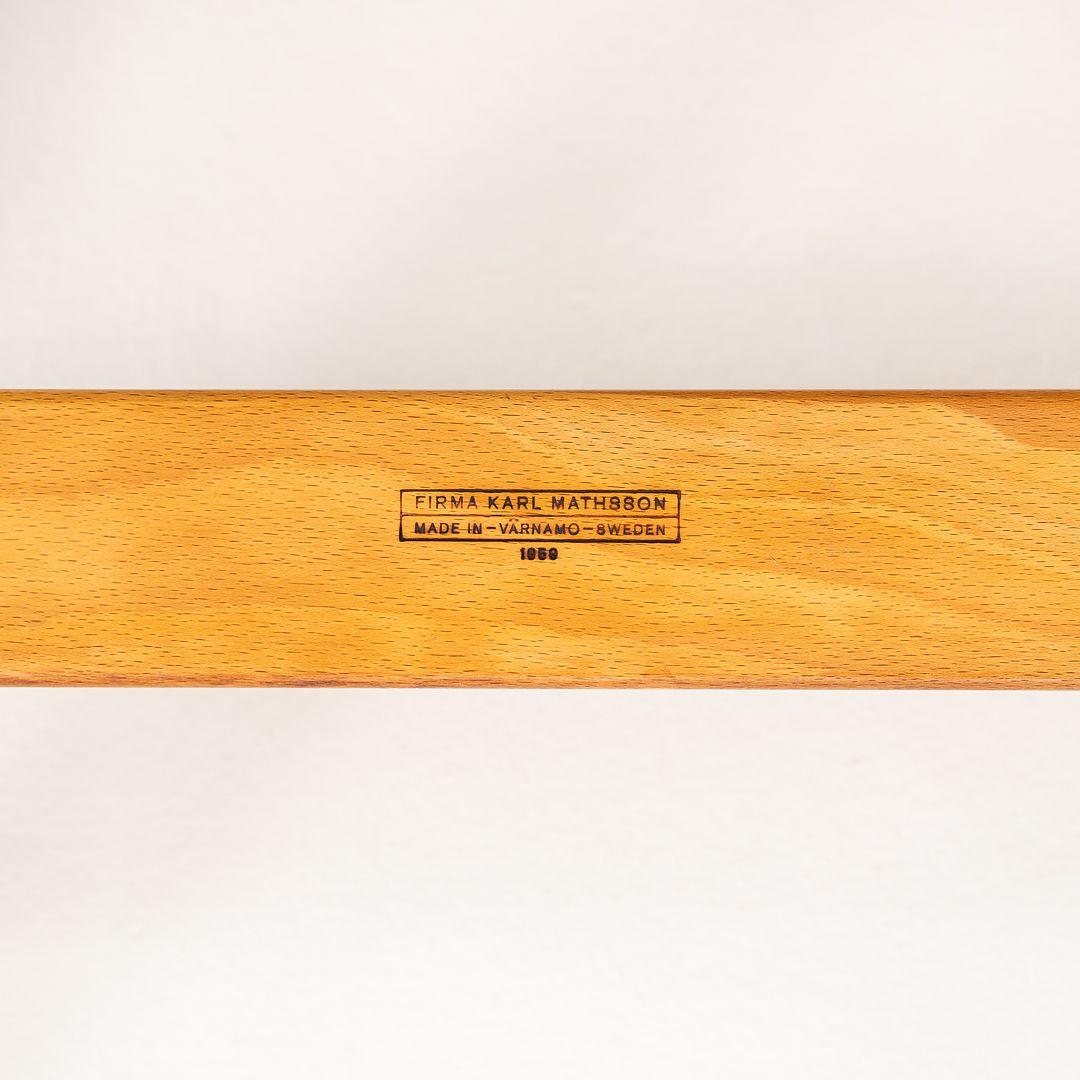 Fauteuils Eva suédois des années 1960 par Bruno Mathsson pour Firma Karl Mathsson en vente 3