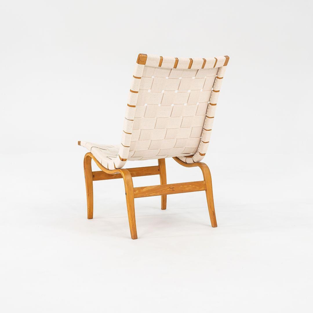 Hêtre Fauteuils Eva suédois des années 1960 par Bruno Mathsson pour Firma Karl Mathsson en vente