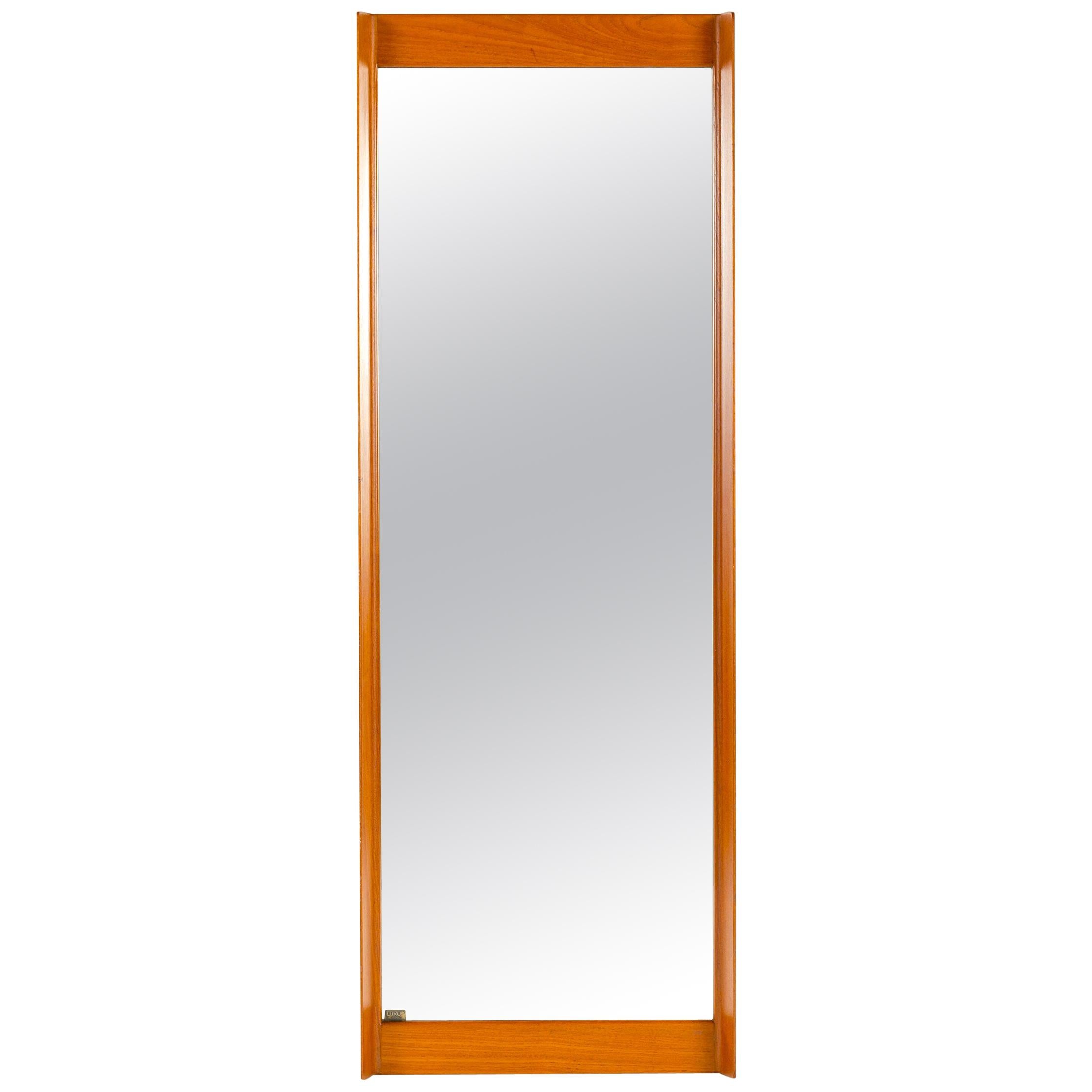 miroir intégral suédois des années 1960 par Uno & Osten Kristiansson pour Luxus en vente