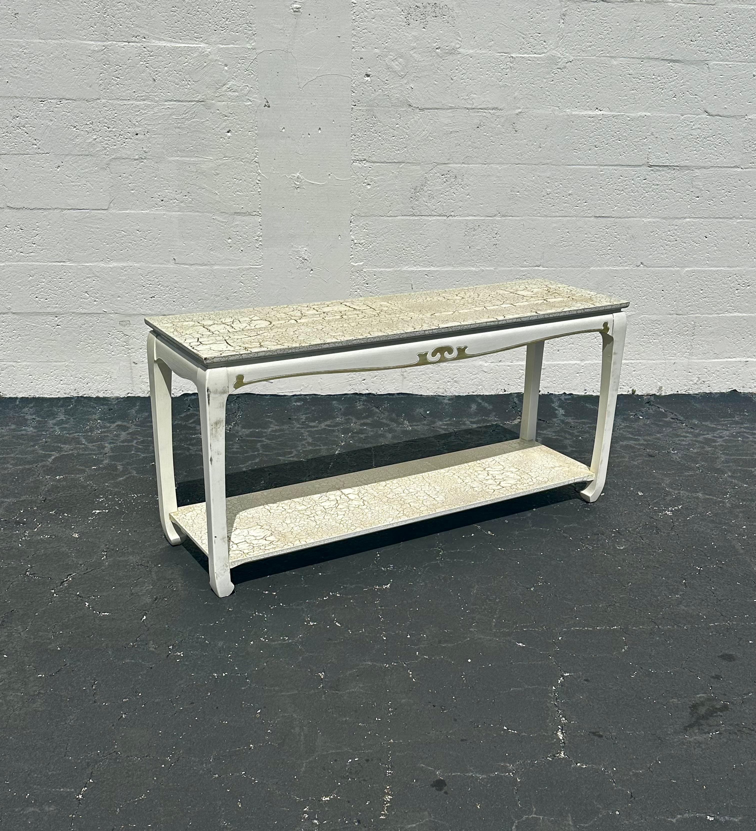 Table console à double étage de style gustavien suédois des années 1960, Lane Furniture en vente 4