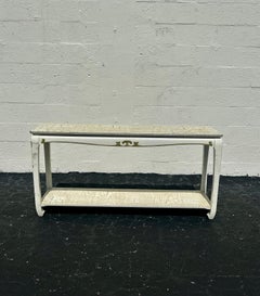 1960s Swedish Gustavian Style Lane Furniture Double Tier Console Table