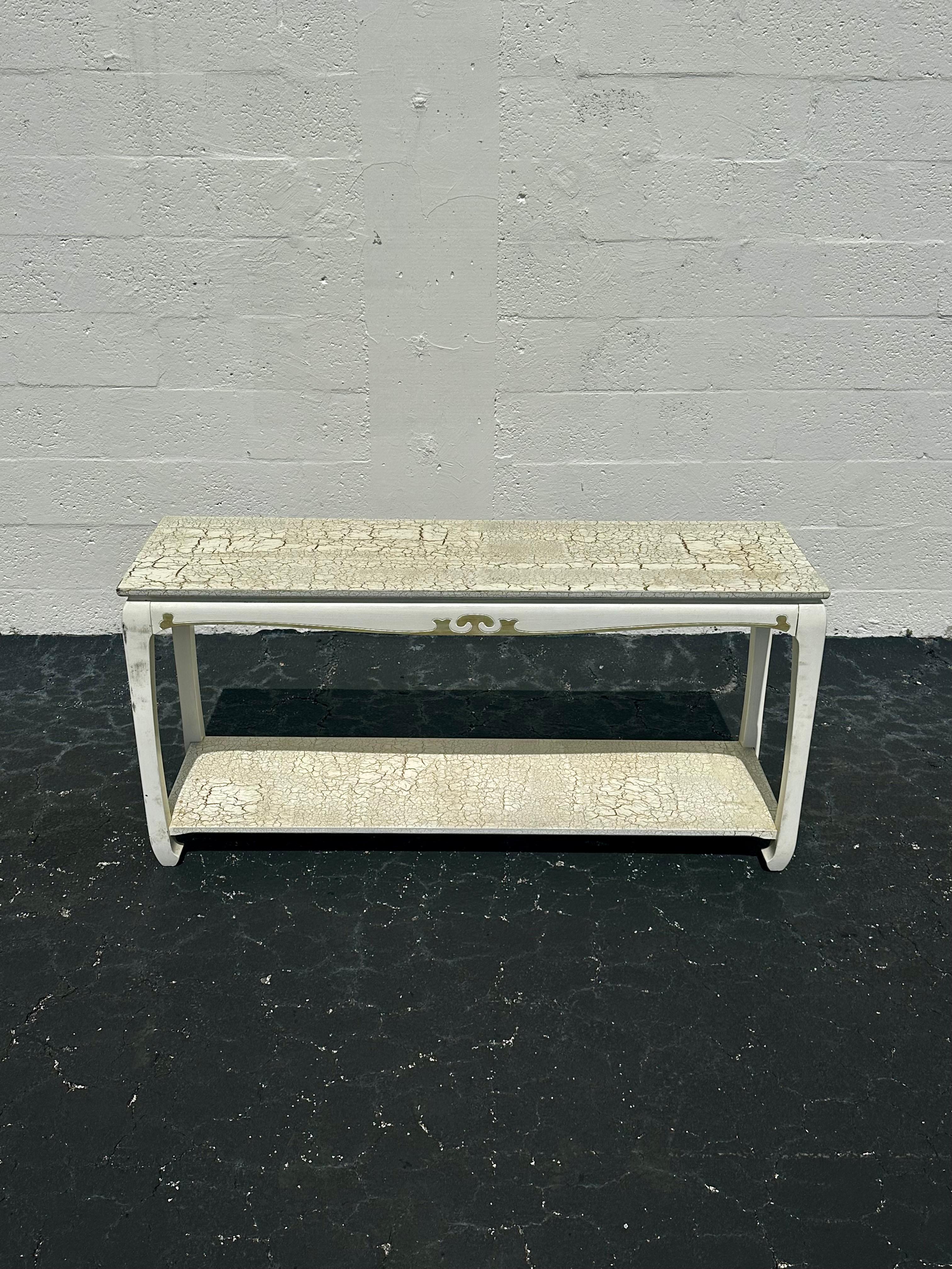 Gustavien Table console à double étage de style gustavien suédois des années 1960, Lane Furniture en vente