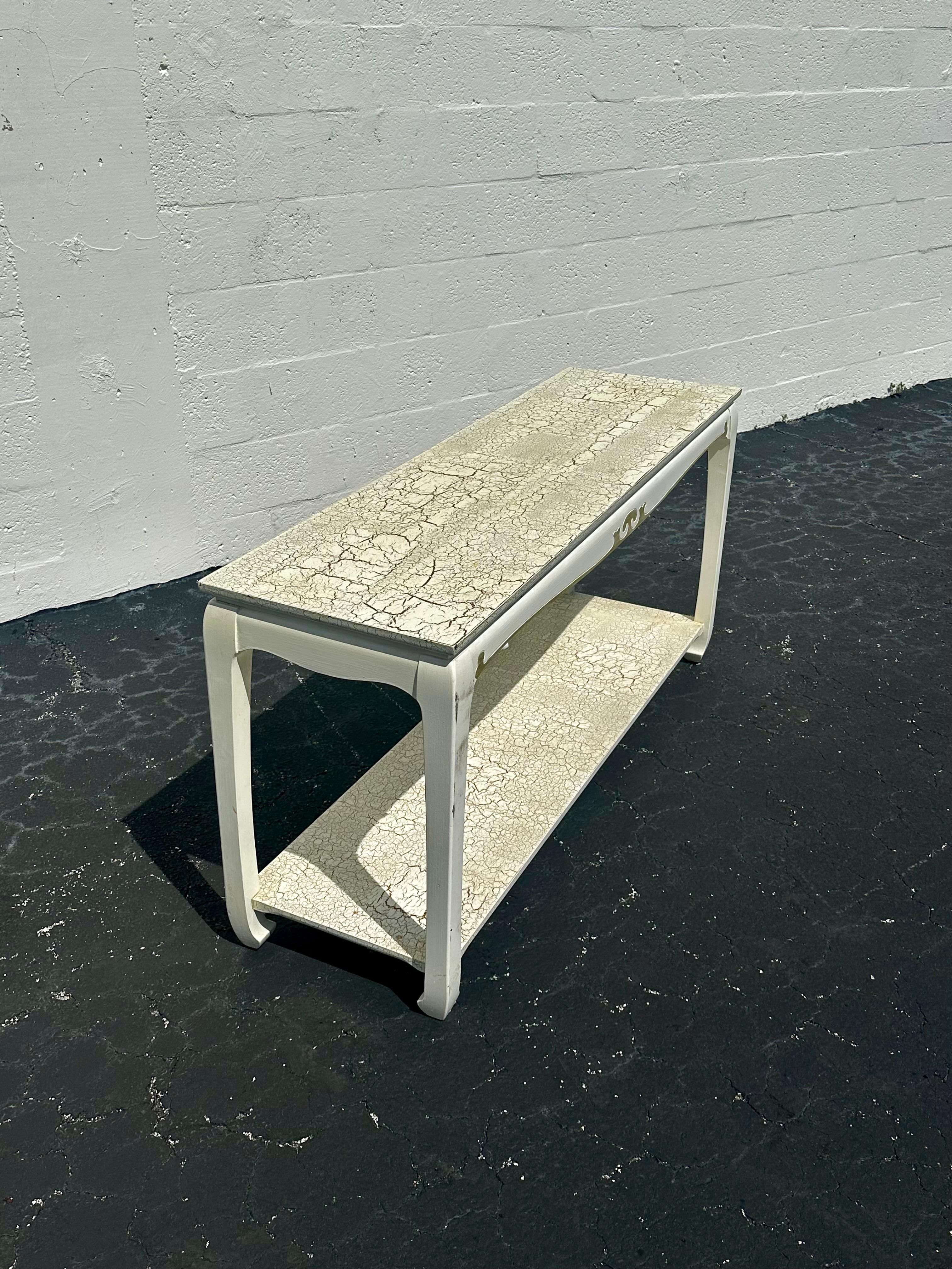 Table console à double étage de style gustavien suédois des années 1960, Lane Furniture Bon état - En vente à Fort Lauderdale, FL