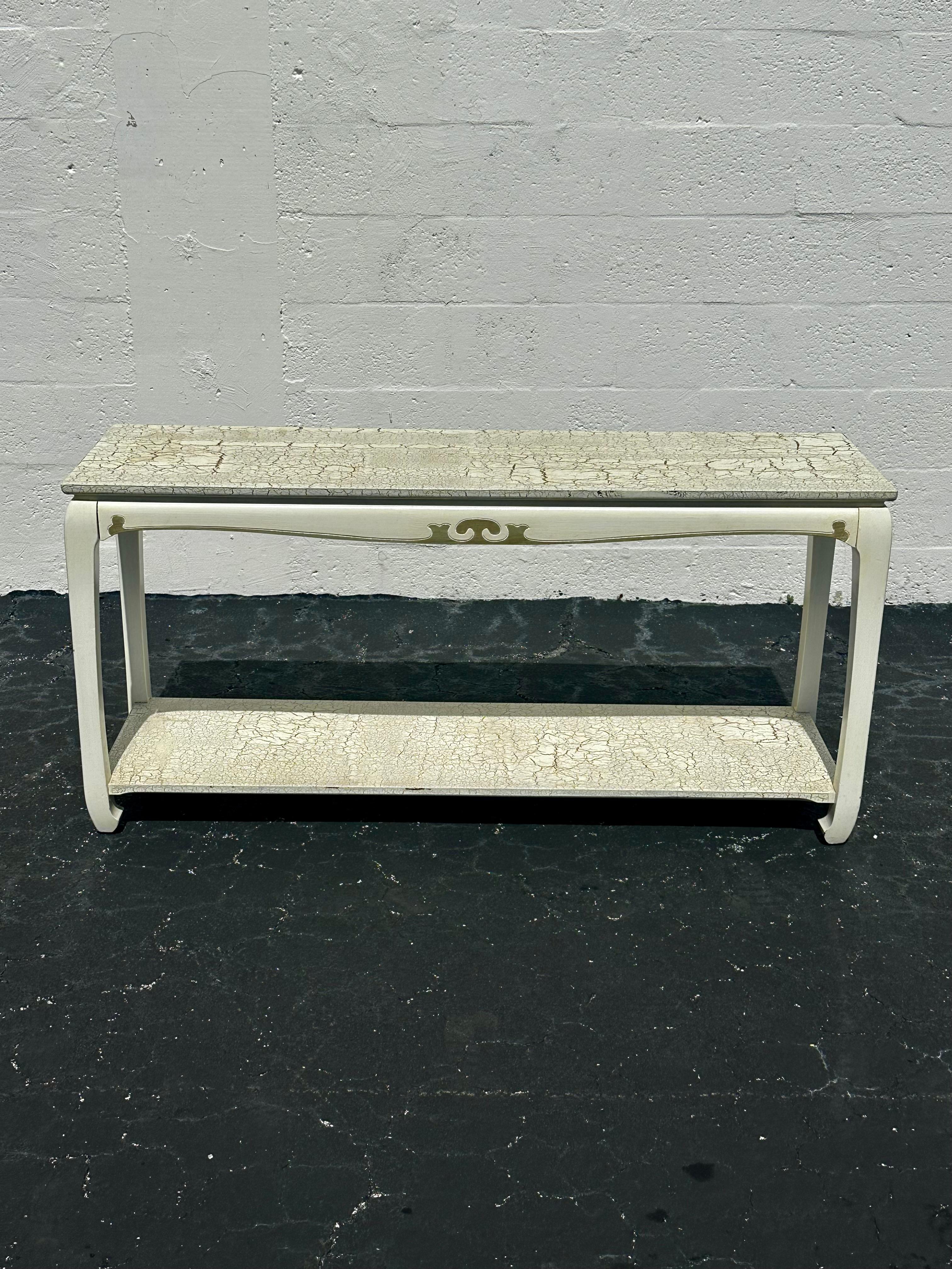 Table console à double étage de style gustavien suédois des années 1960, Lane Furniture en vente 1