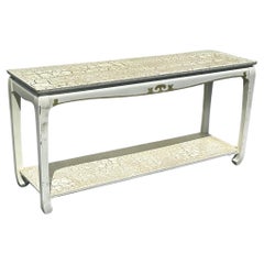 Schwedischer Konsolentisch im Gustavianischen Stil der 1960er Jahre mit zwei Etagen und Lane Furniture