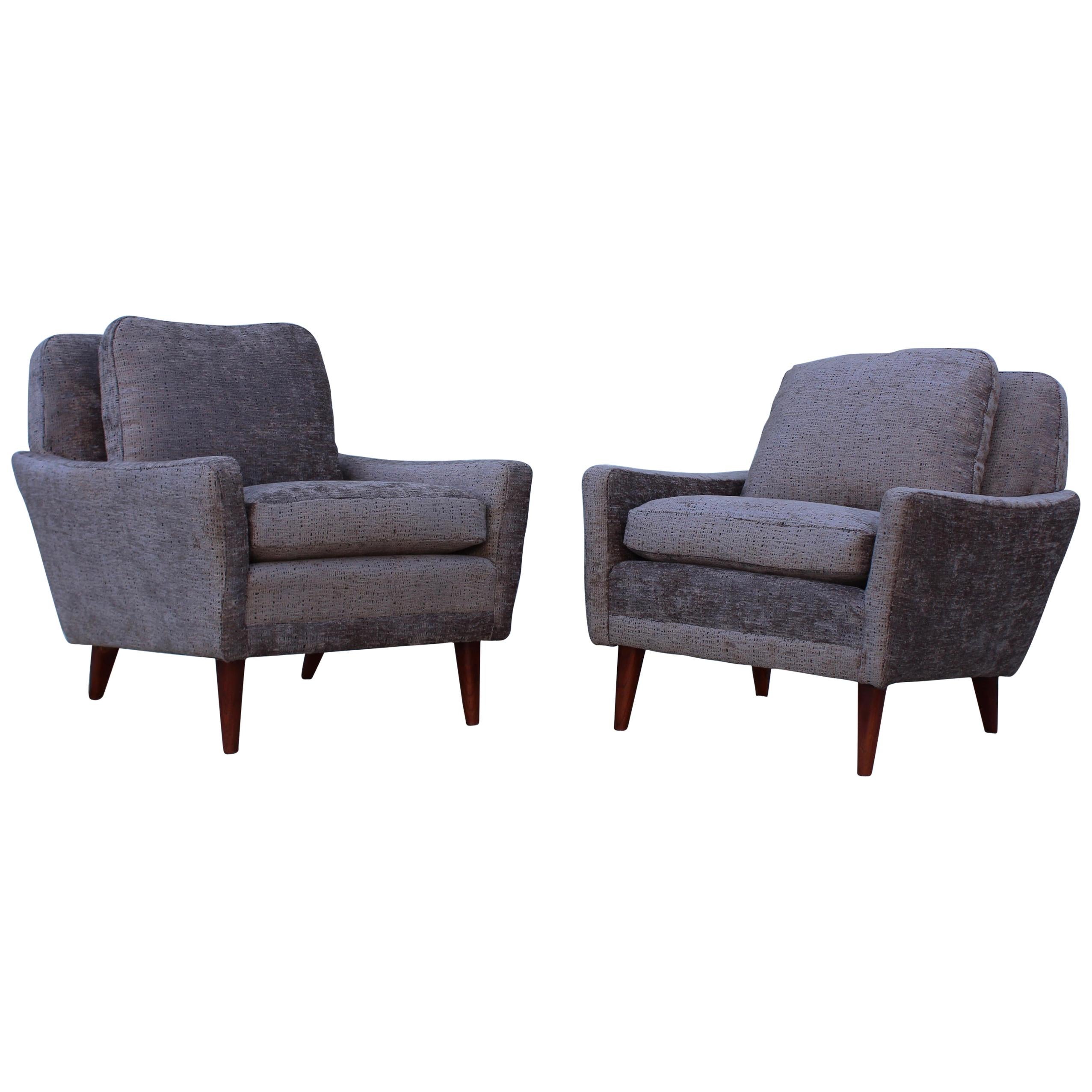 1960s Swedish Lounge Chairs by DUX