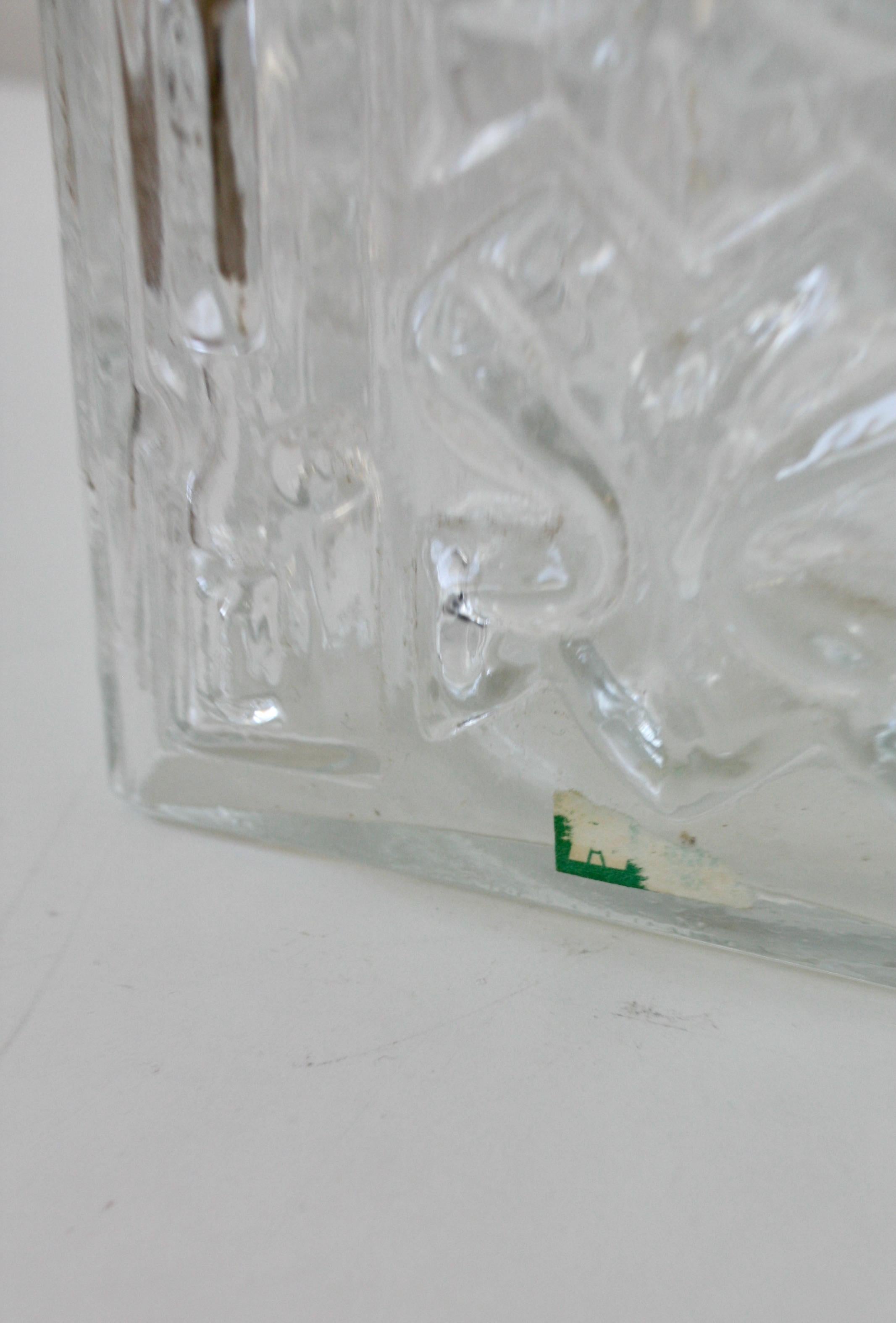 1960s Swedish Mid-Century Glass Table Lamp by Orrefors, Attributed to Gustav Lee en vente 2