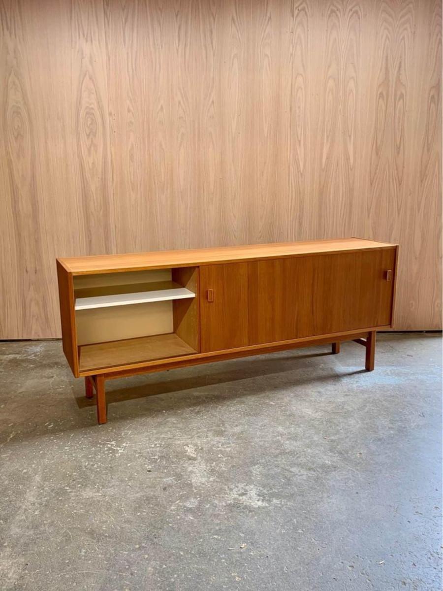 1960s Swedish Teak Credenza by Nils Jonsson for Troeds 2