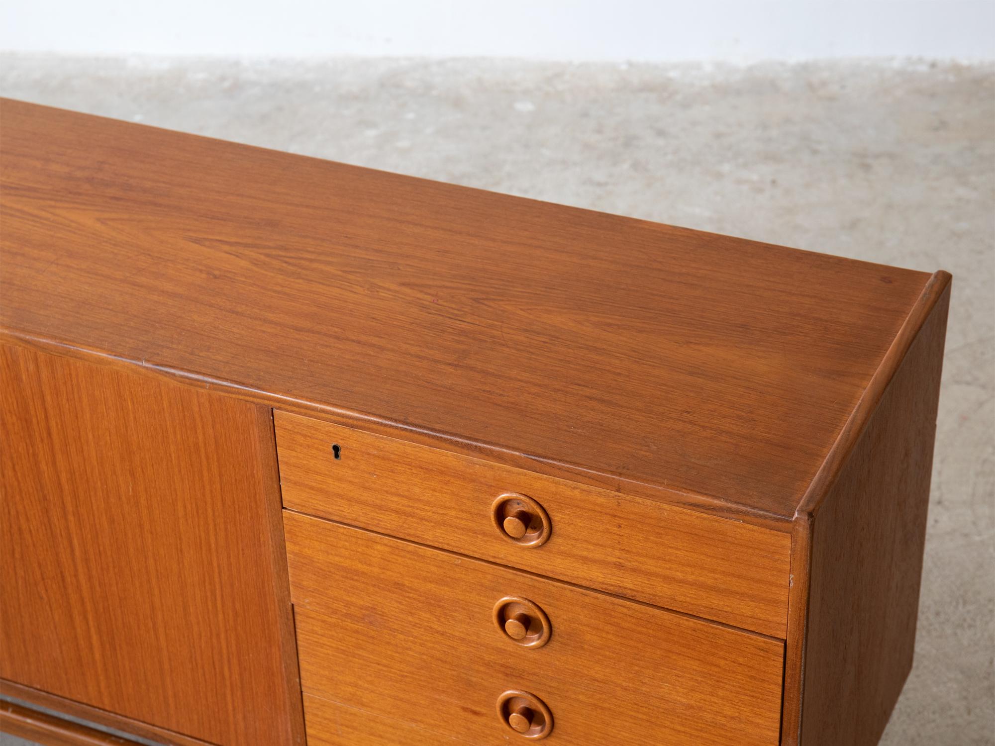 1960s Swedish Teak Sideboard In Good Condition For Sale In Wembley, GB